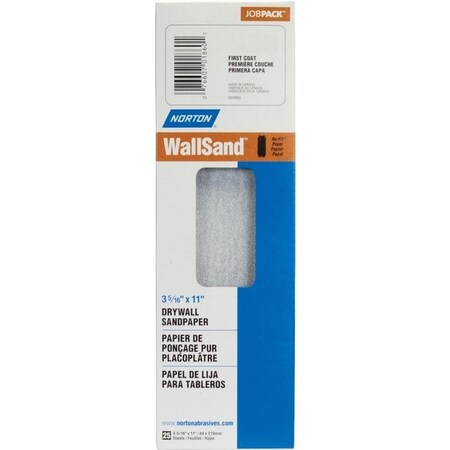 0 Sandpaper, 1114 In L, 4316 In W, 80D Grit